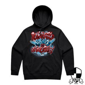 Del State Retro Airbrush Hoodie