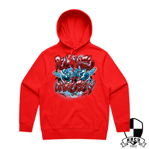 Del State Retro Airbrush Hoodie