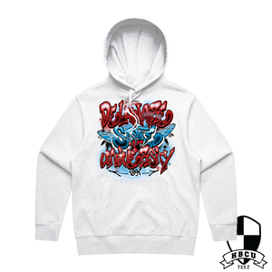 Del State Retro Airbrush Hoodie