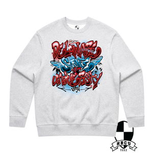 Del State Retro Airbrush Sweatshirt