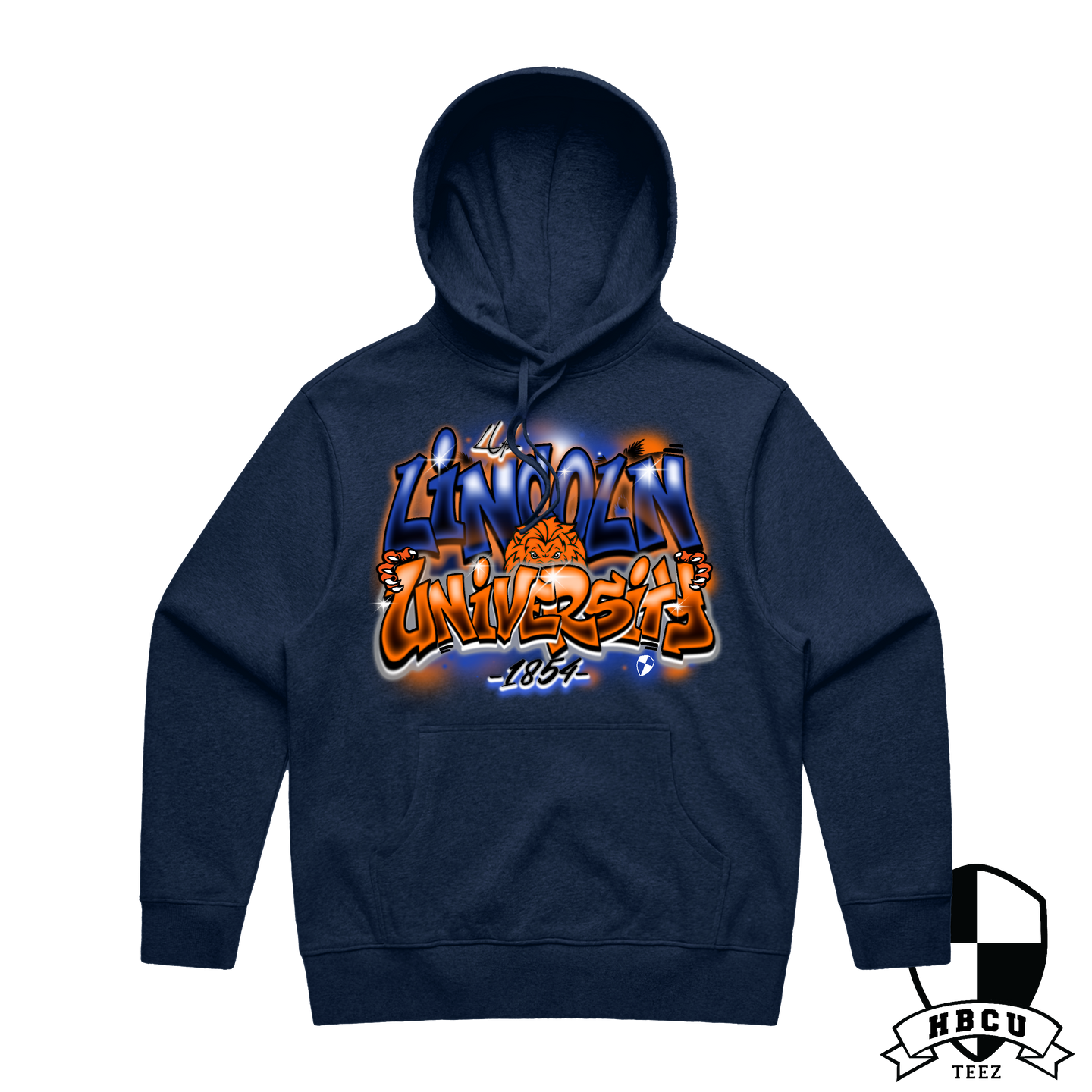 Lincoln Retro Airbrush Hoodie